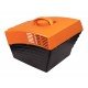 COLETOR RIGIDO DE PLASTICO COM CAPACIDADE PARA 18 LITROS PARA CORTADOR DE GRAMA DE 35CM TRAMONTINA