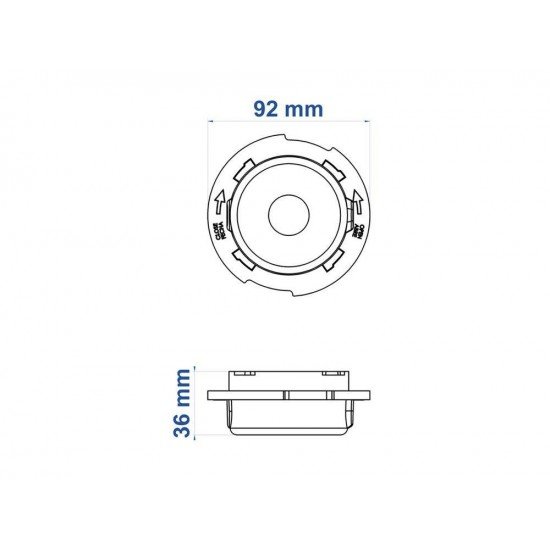 TAMPA PLASTICA DO CARRETEL PARA AP500 600 700 800 1000 TRAMONTINA