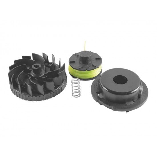 KIT PORTA E TAMPA DO CARRETEL + CARRETEL + MOLA PARA APARADORES DE GRAMA TRAMONTINA