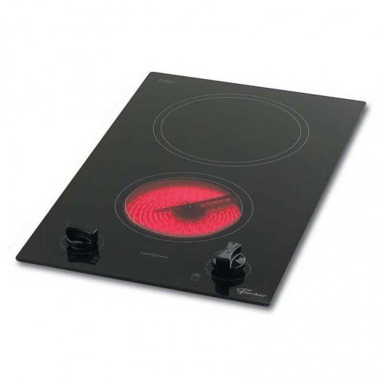 FOGAO COOKTOP FISCHER 2Q ELETRICO MESA VITROCERAMICA 220V