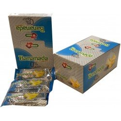 CAIXA DISPLAY COM 24 UNI BANANINHAS U DOCE ZERO MAIS CREMOSA