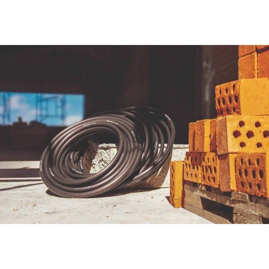 MANGUEIRA PARA IRRIGACAO 1 2 PRETA EM PEBD 1 CAMADA 50 M - 1,5 MM TRAMONTINA