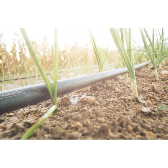 MANGUEIRA PARA IRRIGACAO 1 2 PRETA EM PEBD 1 CAMADA 50 M - 1,5 MM TRAMONTINA