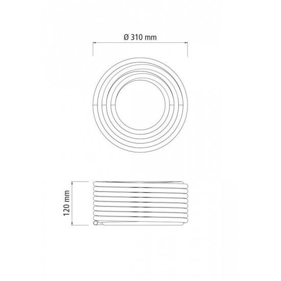 MANGUEIRA DE NIVEL CRISTAL 5 16 EM PVC 1 CAMADA 50 M TRAMONTINA