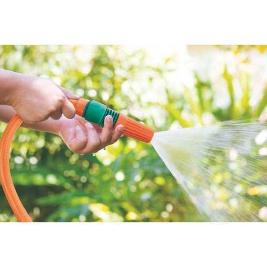 MANGUEIRA SUPER FLEX ANTITORCAO 1 2 LARANJA EM PVC 3 CAMADAS 200 M TRAMONTINA