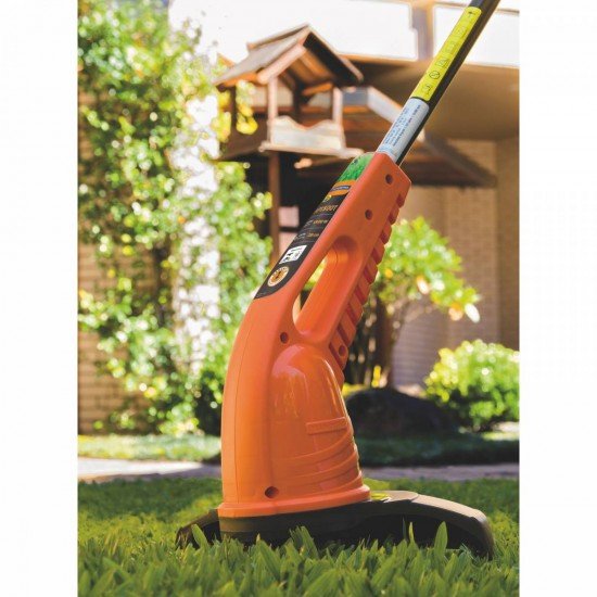 APARADOR DE GRAMA ELETRICO TRAMONTINA AP1500T COM DIAMETRO 28 CM EXTENSÃO E FIO DE NYLON
