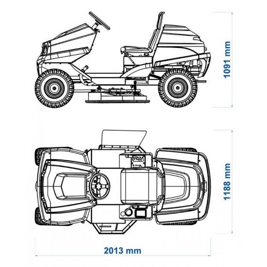 CORTADOR DE GRAMA DIRIGIVEL TROTTER TRAMONTINA