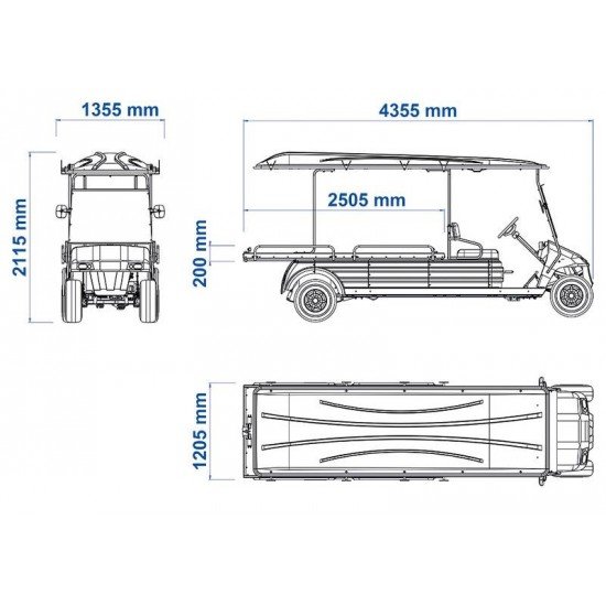 VEICULO UTILITARIO ELETRICO ELETTRO 320PR TRAMONTINA