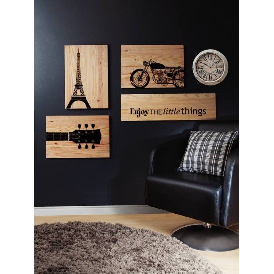 PAINEL TRAMONTINA MODULARE EM MADEIRA PINUS COM ACABAMENTO NATURAL 600X300X18 CC