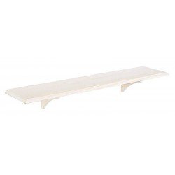 PRATELEIRA RETA EM MADEIRA PINUS COM ACABAMENTO BRANCO 1200X200X18 MM TRAMONTINA