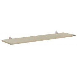 PRATELEIRA ELITE MADEIRA PINUS MAPLE BORDA EM PVC E SUPORTE INJETADO 400X250X15 MM TRAMONTINA