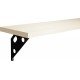 PRATELEIRA ELITE MAPLE EM MADEIRA PINUS C BORDA EM PVC E SUPORTE METALICO 900X250X15 MM TRAMONTINA