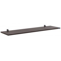 PRATELEIRA ELITE MADEIRA PINUS TABACO BORDA EM PVC E SUPORTE INJETADO 400X250X15 MM TRAMONTINA