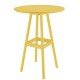 MESA DE MADEIRA PUB ALTA EM PINUS COM ACABAMENTO AMARELO TRAMONTINA
