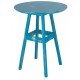 MESA DE MADEIRA PUB RUSTICA EM PINUS COM ACABAMENTO AZUL TRAMONTINA