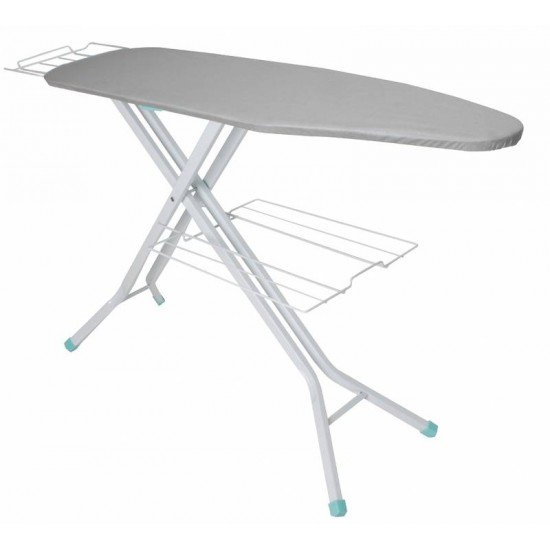 MESA DE PASSAR EM ACO COM ARTICULACAO DOBRAVEL E DESCANSO PARA FERRO TRAMONTINA