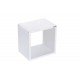 CUBO EM MADEIRA PINUS COM ACABAMENTO BRANCO 258X220X258 MM TRAMONTINA