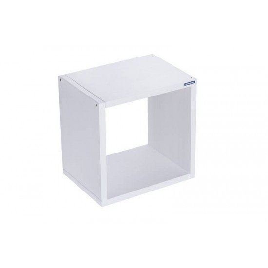 CUBO EM MADEIRA PINUS COM ACABAMENTO BRANCO 300X220X300 MM TRAMONTINA