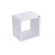CUBO EM MADEIRA PINUS COM ACABAMENTO BRANCO 300X220X300 MM TRAMONTINA