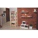 CUBO EM MADEIRA PINUS COM ACABAMENTO TABACO 258X220X258 MM TRAMONTINA