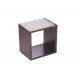 CUBO EM MADEIRA PINUS COM ACABAMENTO TABACO 258X220X258 MM TRAMONTINA