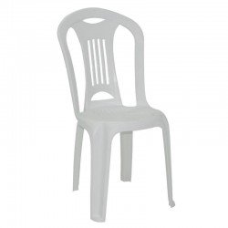 CADEIRA PLASTICA MONOBLOCO CARAVELAS ECONOMY BRANCA