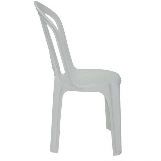 CADEIRA PLASTICA MONOBLOCO IMBITUBA ECONOMY BRANCA