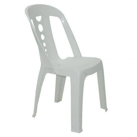 CADEIRA PLASTICA MONOBLOCO JATIUCA BRANCA