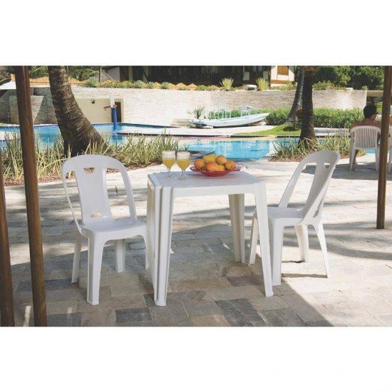 CADEIRA PLASTICA MONOBLOCO CUPE BRANCA