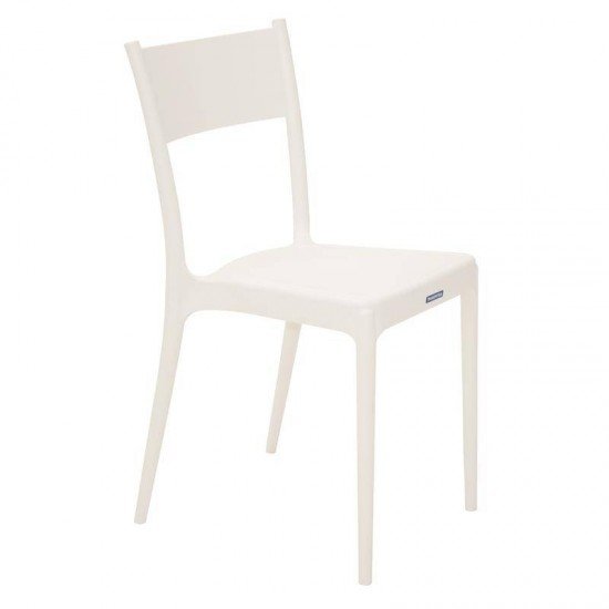 CADEIRA PLASTICA MONOBLOCO DIANA BRANCA