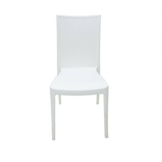 CADEIRA PLASTICA MONOBLOCO LAURA BRANCA