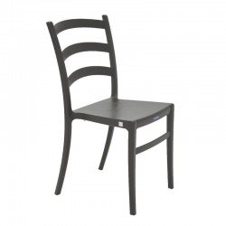 CADEIRA PLASTICA MONOBLOCO NADIA MARROM