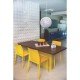 CADEIRA PLASTICA MONOBLOCO ALICE AMARELA