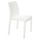 CADEIRA PLASTICA MONOBLOCO ALICE BRANCA SATINADA