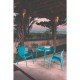 CADEIRA PLASTICA MONOBLOCO COM BRACOS CLARICE MARSALA