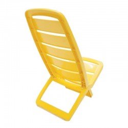 CADEIRA PLASTICA DOBRAVEL GUARUJA AMARELA