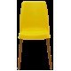 CADEIRA VANDA EM POLIPROPILENO AMARELO COM PERNAS DE ALUMÍNIO LINHEIRO TRAMONTINA