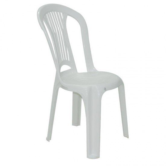 CADEIRA PLASTICA MONOBLOCO ATLANTIDA BRANCA