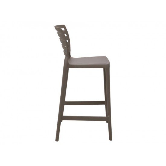 CADEIRA PLASTICA MONOBLOCO SOFIA CAMUR A ENCOSTO VAZADO HORIZONTAL BAR E RESIDENCIA TRAMONTINA