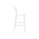 CADEIRA PLASTICA MONOBLOCO SOFIA BRANCA ENCOSTO VAZADO HORIZONTAL ALTA BAR TRAMONTINA