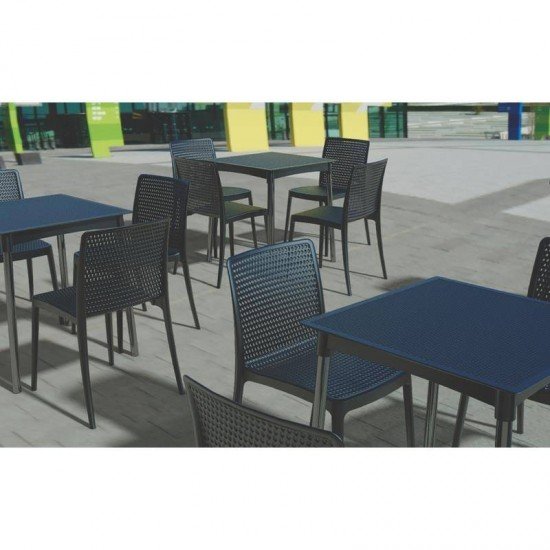 CADEIRA PLASTICA MONOBLOCO ISABELLE VERMELHA