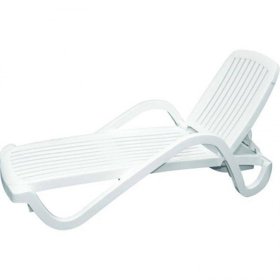 ESPREGUICADEIRA PLASTICA COPACABANA BRANCA