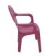 CADEIRA PLASTICA MONOBLOCO COM BRACOS INFANTIL ESTAMPADA CATTY ROSA