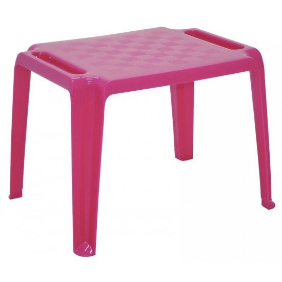 MESA INFANTIL TRAMONTINA DONA CHICA EM POLIPROPILENO ROSA