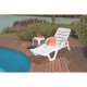 MESA PLASTICA MONOBLOCO DE APOIO  PITUBA BRANCA
