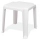 MESA PLASTICA MONOBLOCO DE APOIO  PITUBA BRANCA