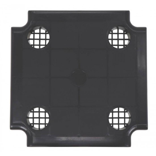 MESA DE APOIO ECO TRAMONTINA PERUÍBE EM POLIPROPILENO PRETO