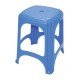 BANQUETA PLASTICA MONOBLOCO NITEROI AZUL