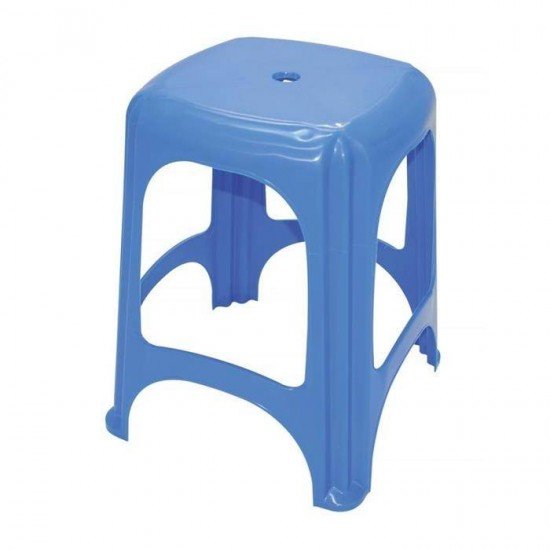 BANQUETA PLASTICA MONOBLOCO NITEROI AZUL