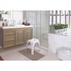 BANQUETA PLASTICA MONOBLOCO ENSEADA AMARELA